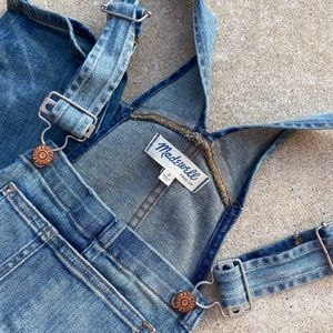 madewell denim overalls